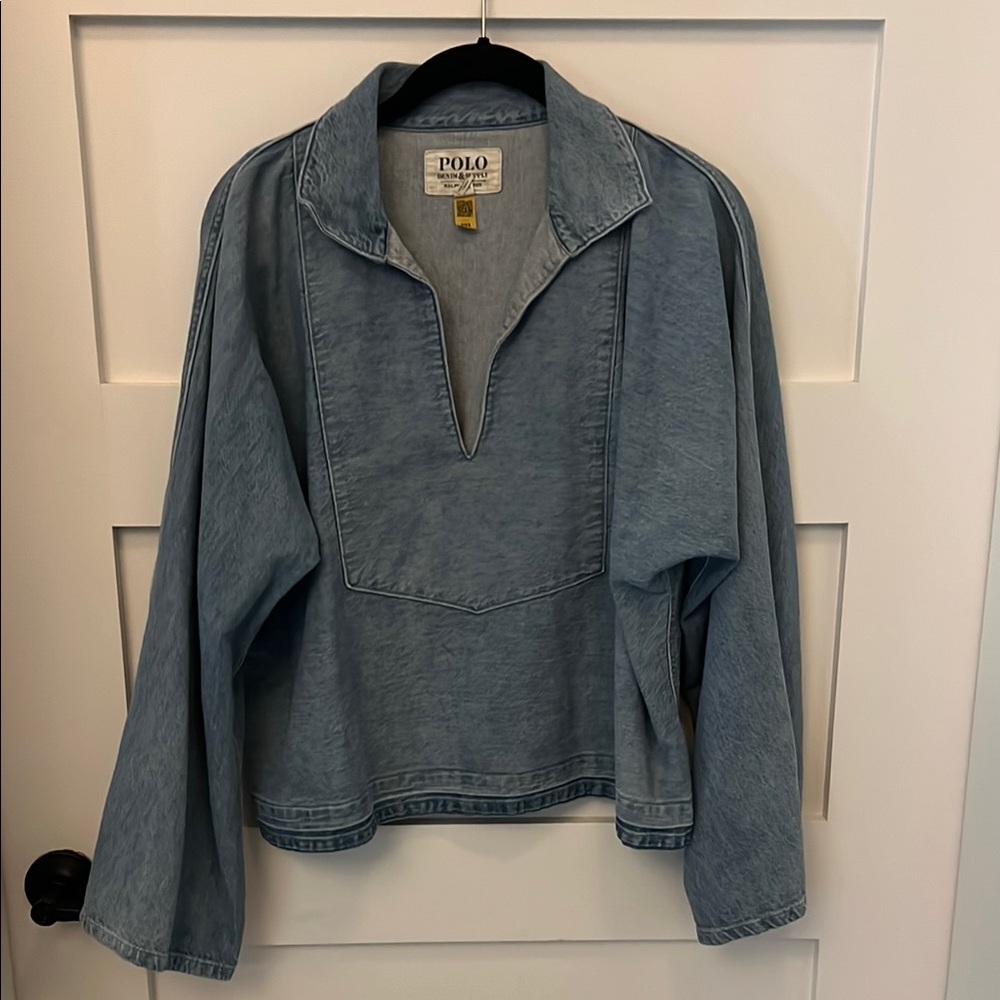 Polo by Ralph Lauren Washed Light Blue Pullover